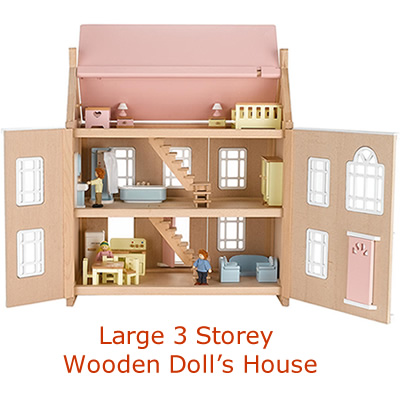 Leckford Wooden Doll S House Furniture John Lewis Partners Doll